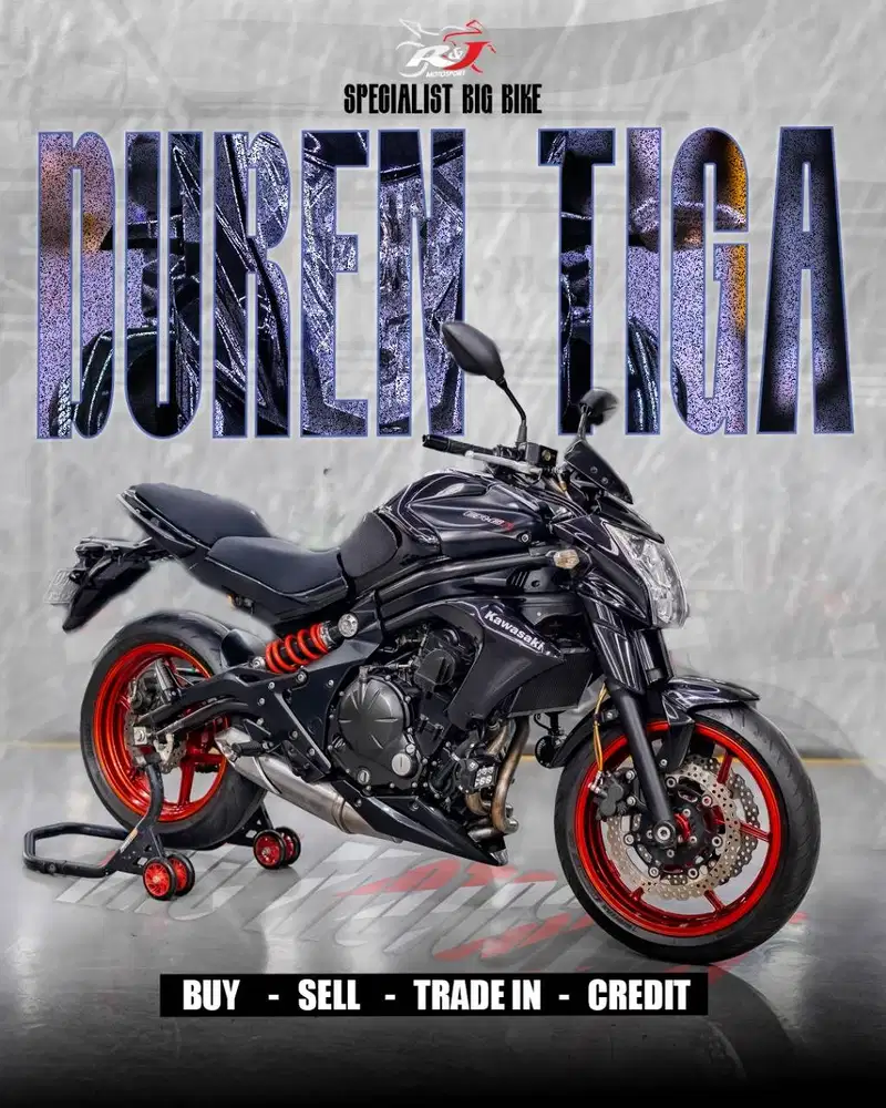 Kawasaki ER6N ER6 Ninja 650 Nik 2012 Km 14.000an Full Paper