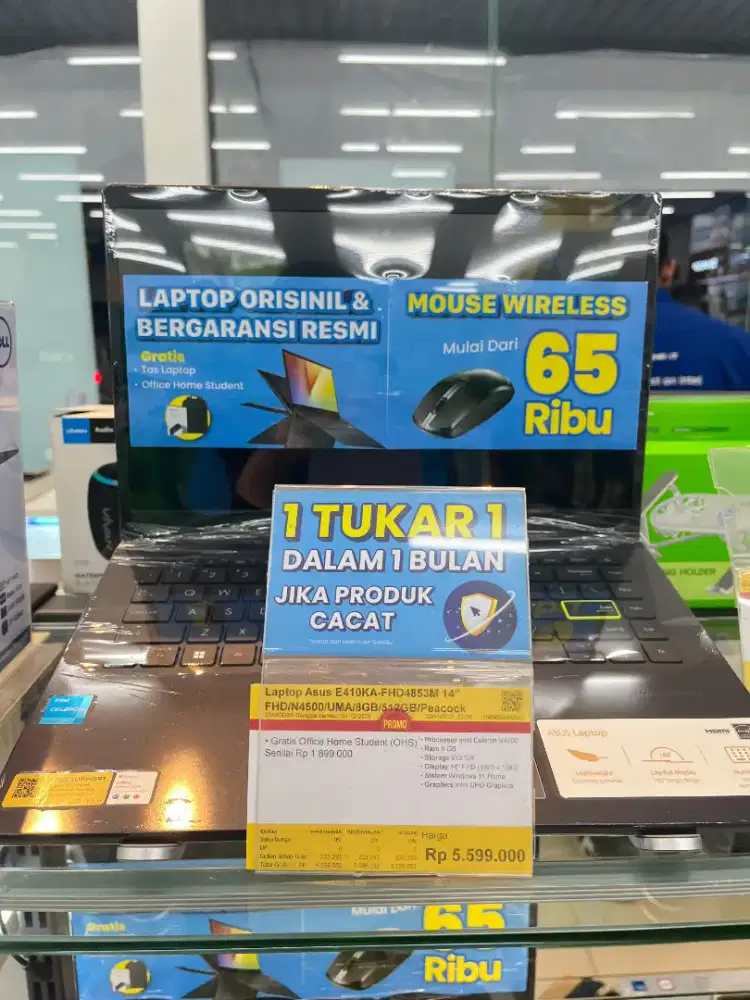 Promo Cicilan Laptop 14 FHD Windows 11 Home Ram 8GB Storage 512GB