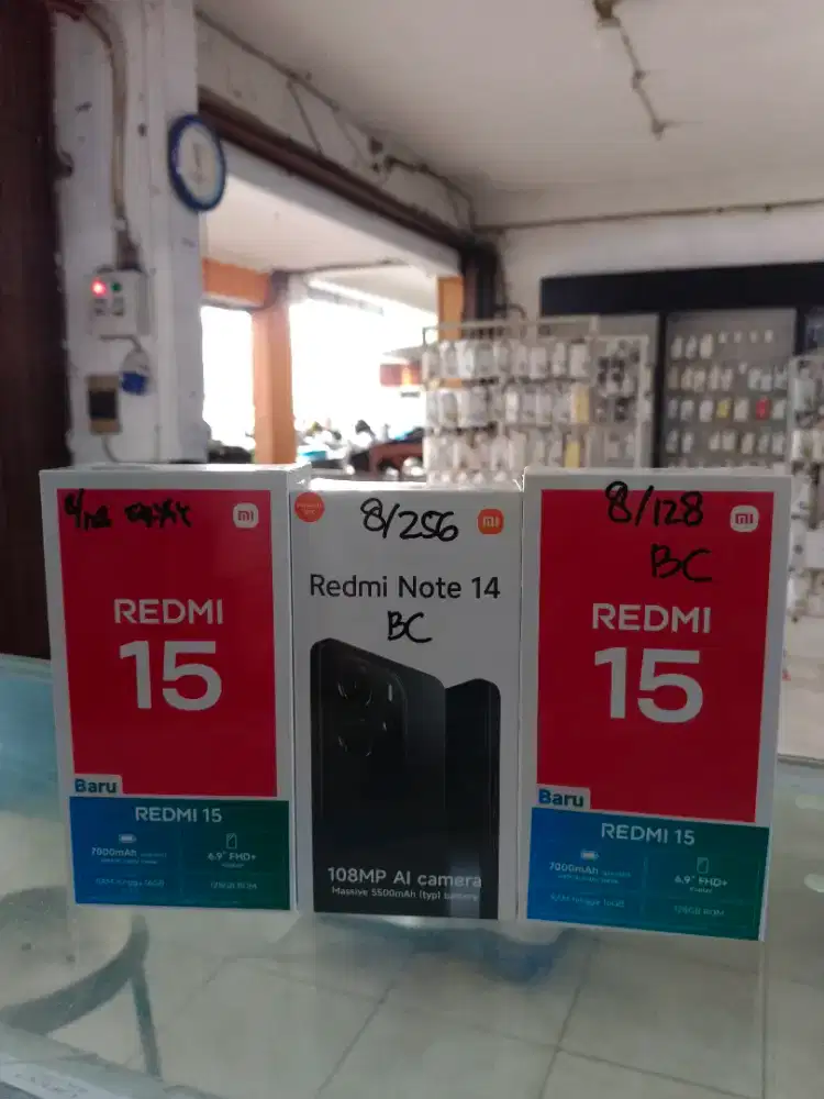 Redmi Note 14 8+8/256 Redmi 15 8+8/256/128 PROMO AKHIR TAHUN