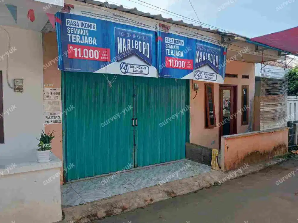 Rumah petakan kios murah lt 55 m2 shm strategis pondok ranji
