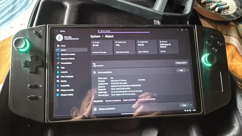 legion go z1 xtreme 16/512