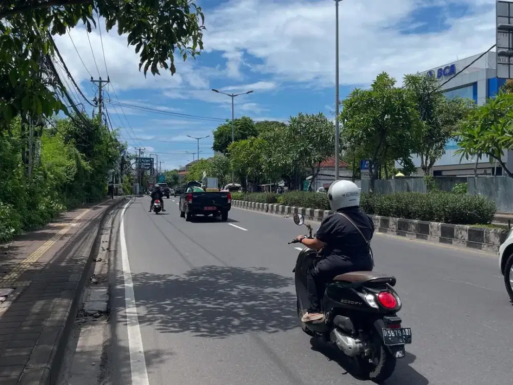 Jual Tanah  Premium Sangat Strategis Untuk Usaha Di Jalan Utama Bypass Ngurah Rai Nusa Dua Bali.Kawasan Bisnis Pariwisata