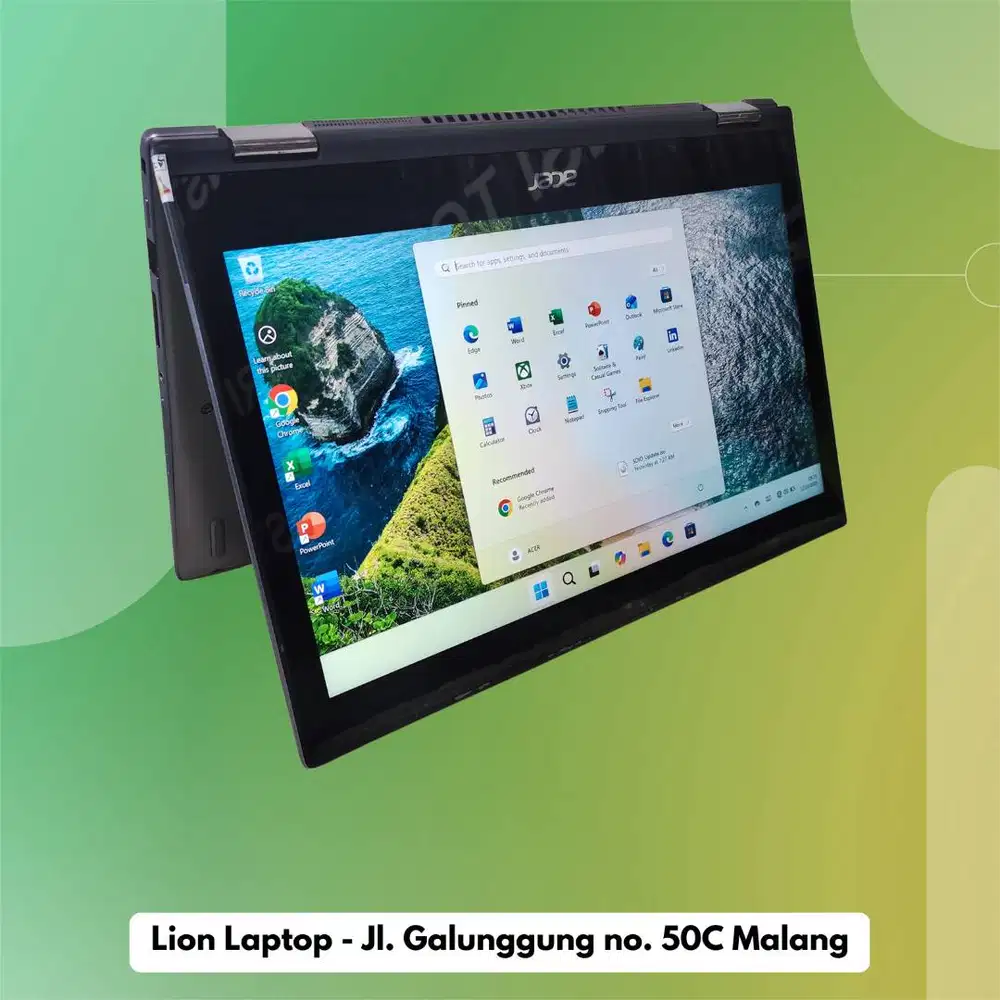 2 in 1 Flip Core i5 Gen 8 8/256 Acer Spin SP513-52N [11|12]