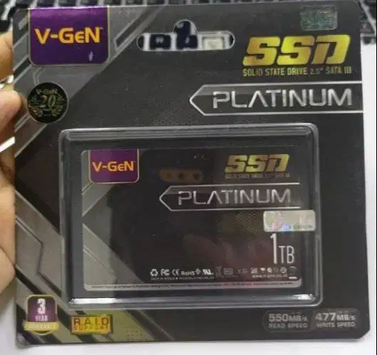 SSD Sata 2,5 vgen 1tb baru
