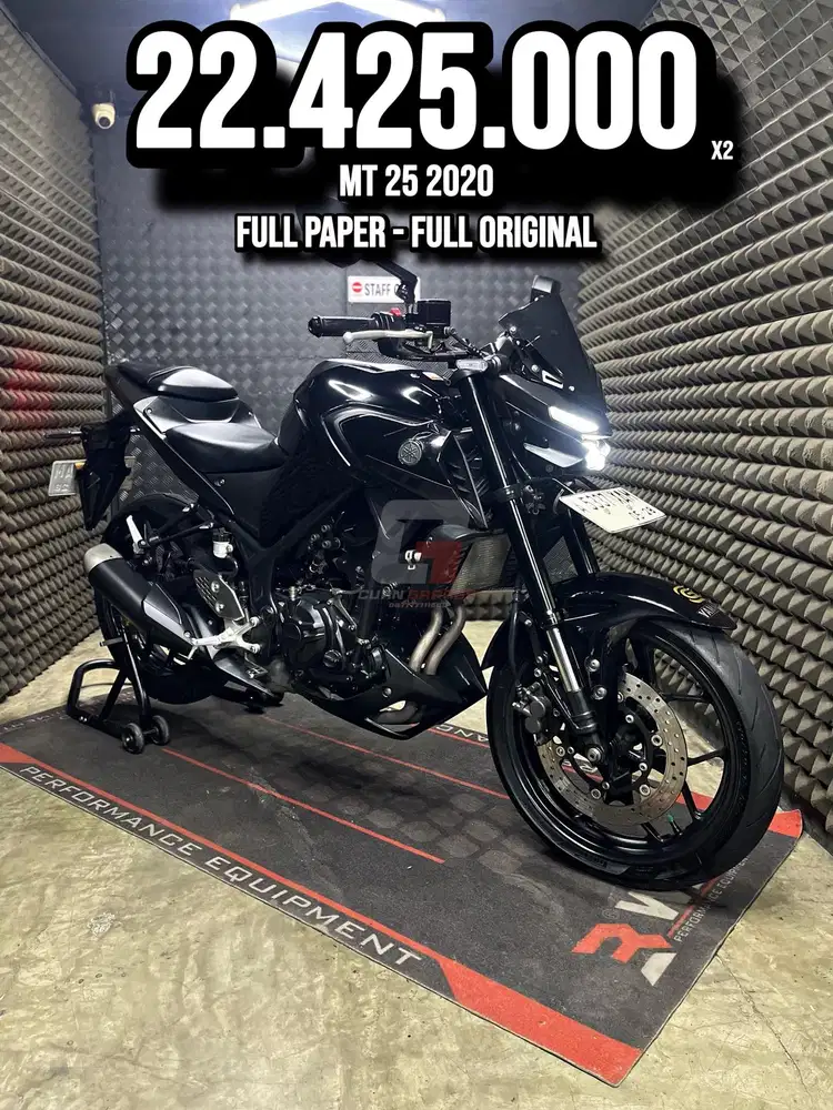 MT 25 OR MT25 2020 FULL ORI LOW KM 5XXX PAJAK ON RAWATAN SUPERB UNIT