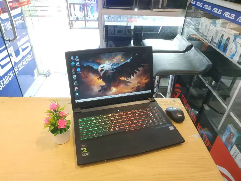 LAPTOP DIJUAL AFTERSHOCK NH850HJ1 CORE i7 RAM 16GB NVIDIA
