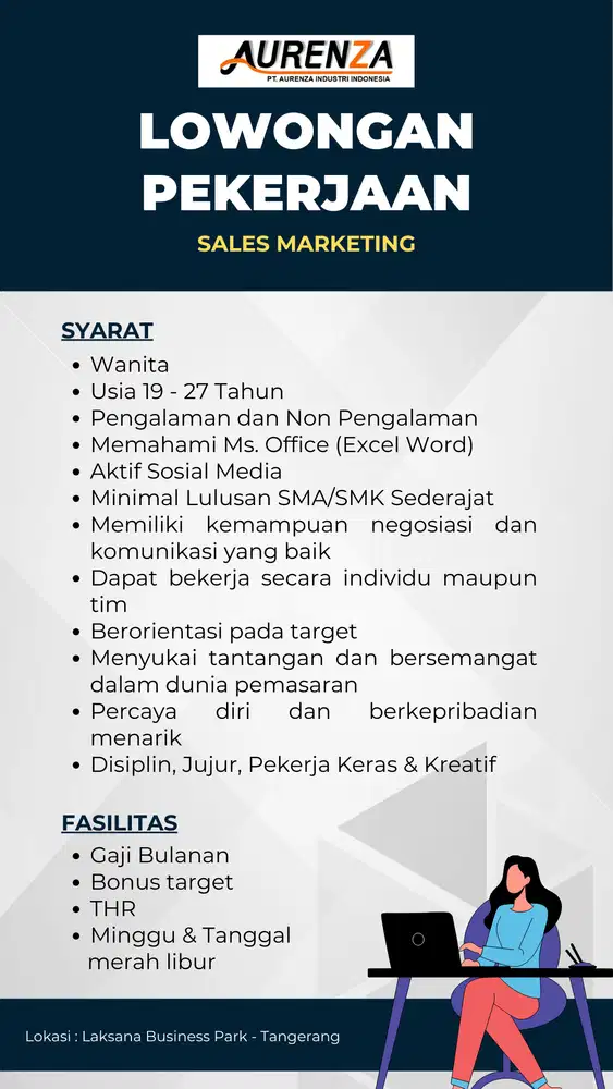 Lowongan Pekerjaan Sales Marketing