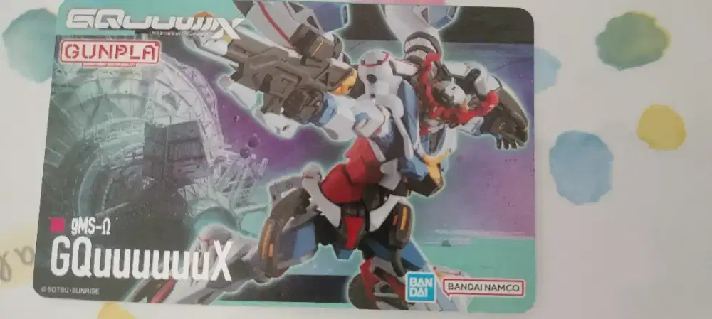 Kartu e money custom Gundam