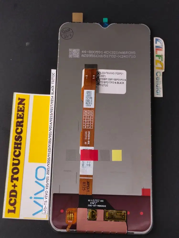 Lcd VIVO Y20 V2027/Y20 2021/Y20I/Y20S V2029/Y12S/Y15S/Y01/Y01A ORI