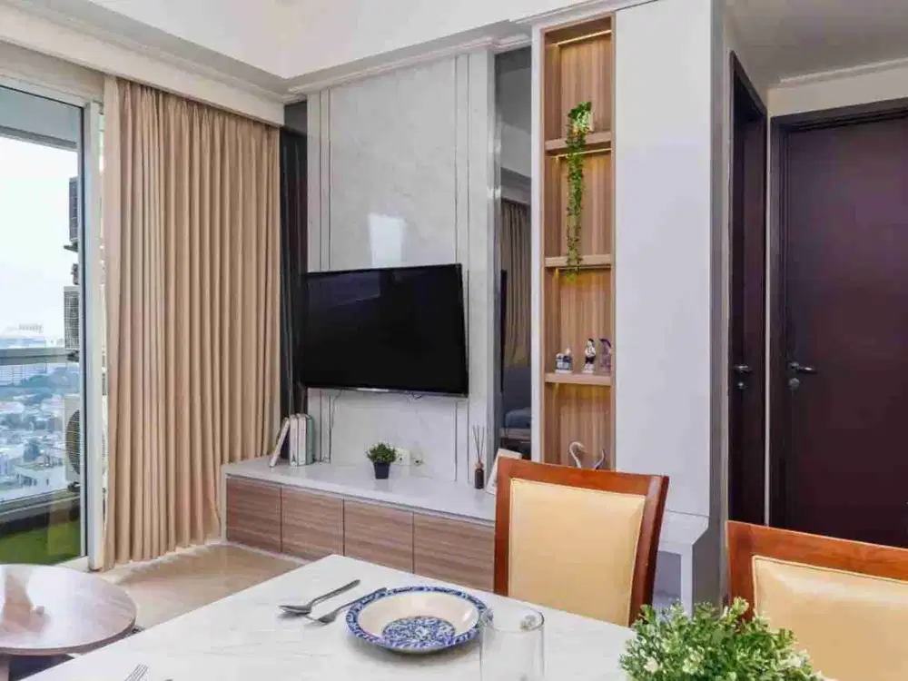 Disewakan Apartemen Menteng Park – 2BR High Floor, Fully Furnished, Harga Terbaik!