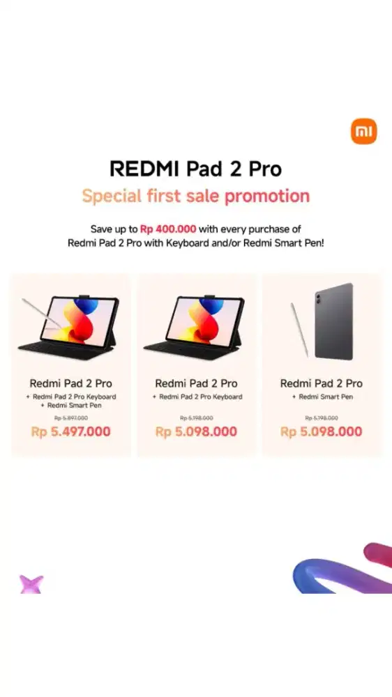 PROMO BUNDLING REDMI PAD 2 PRO CICILAN 0%