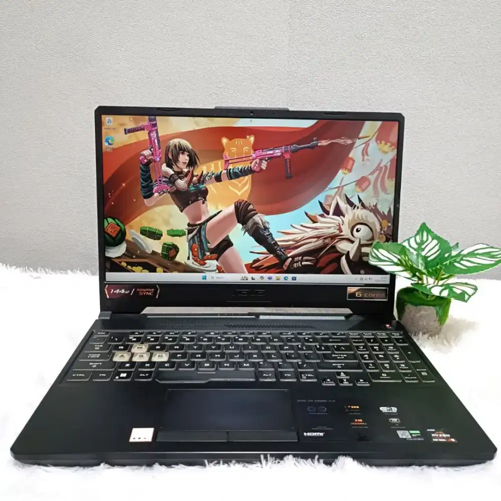 ASUS TUF A15 RYZEN 5 4600H GTX1650 4GB RAM 16GB SSD 1TB LAYAR 15.6 FHD