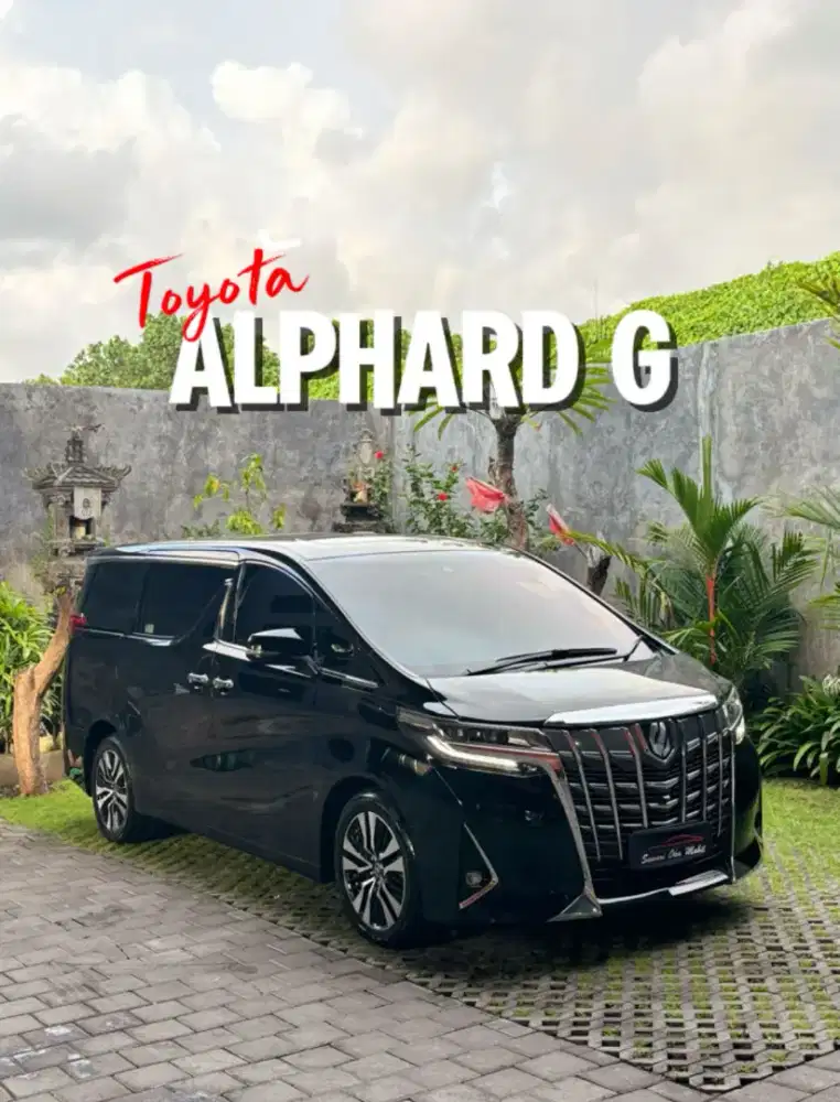 Alphard G 2020 hitam