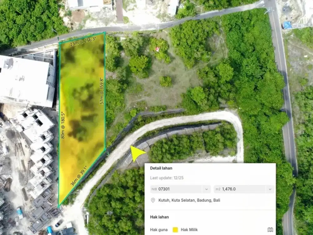 Tanah barak kutuh kuta selatan bali