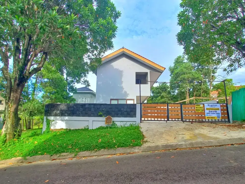 Rumah disewakan cluster favourite di Golf Mediterania 2 Sentul