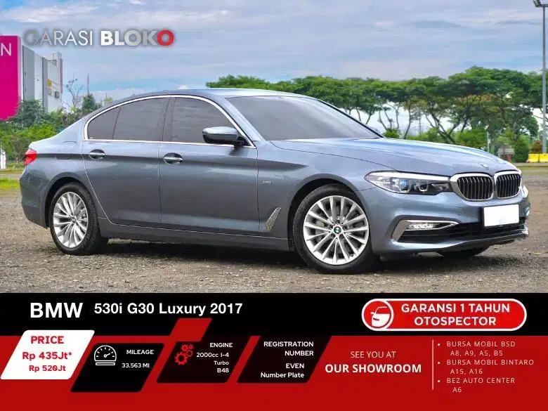BMW 530i G30 Luxury B48 2017