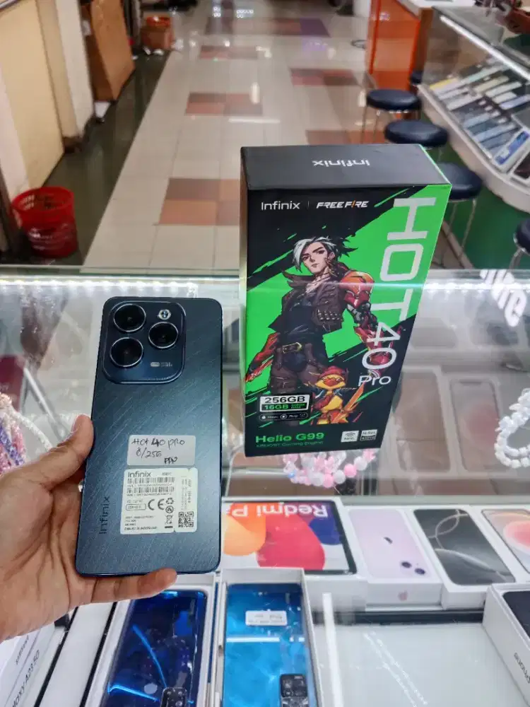 Jual seken infinix hot 40 pro ram 8/256gb terima cicilan dan TT