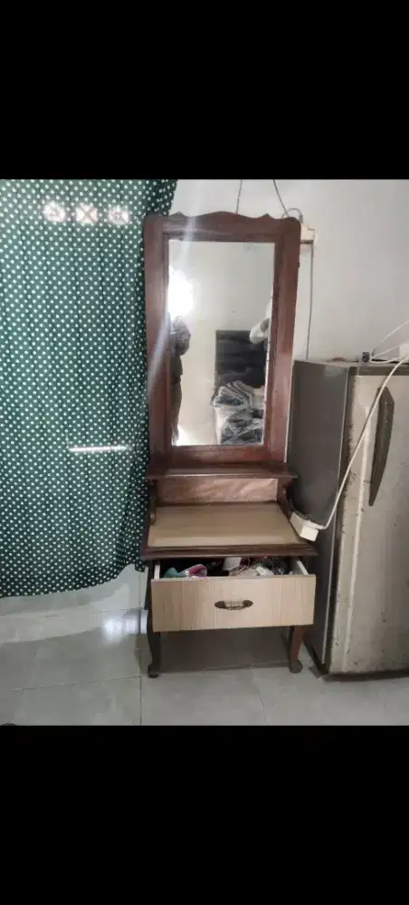 Meja rias semi jati bagus original