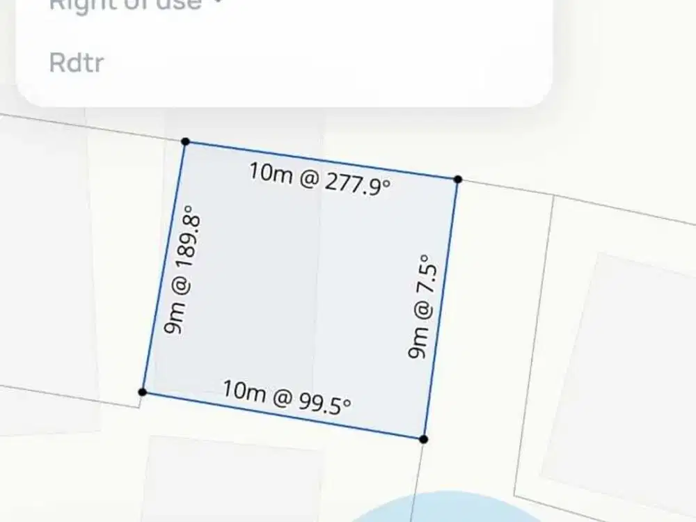 Dijual tanah super bagus posisi dapet jl sendiri mentok