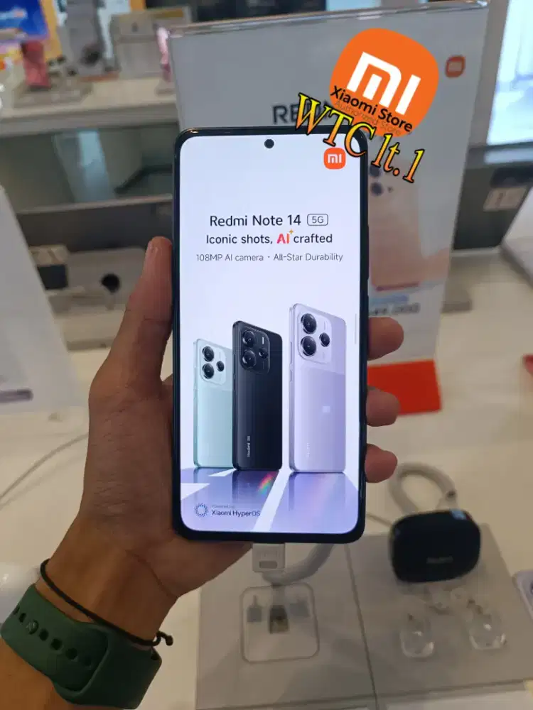 Redmi Note 14 5G 8/256 ready, bisa kredit 0% hingga 24 bulan