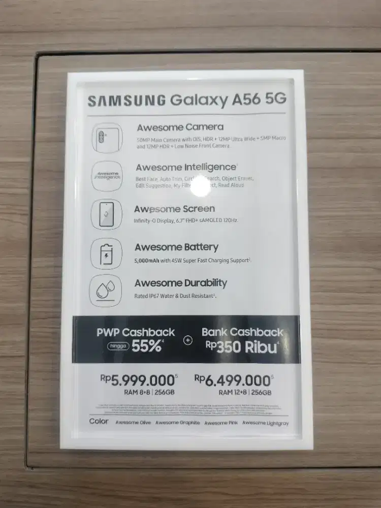 samsung A56 5G 8/256