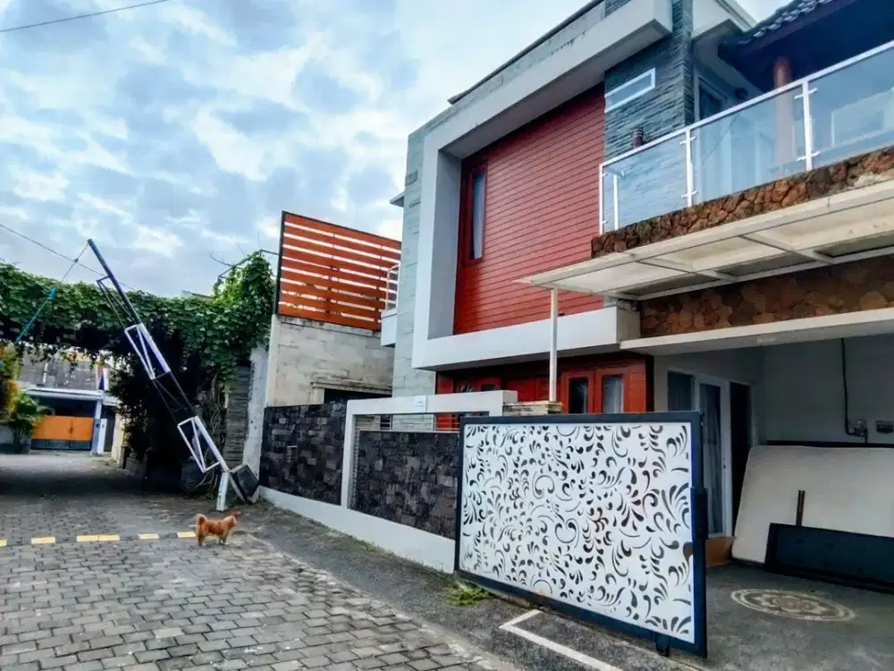 AMR-303.OK | FOR YEARLY RENT – Rumah Sewa 4 Kamar Semi Villa di Pesanggaran – Denpasar Selatan
