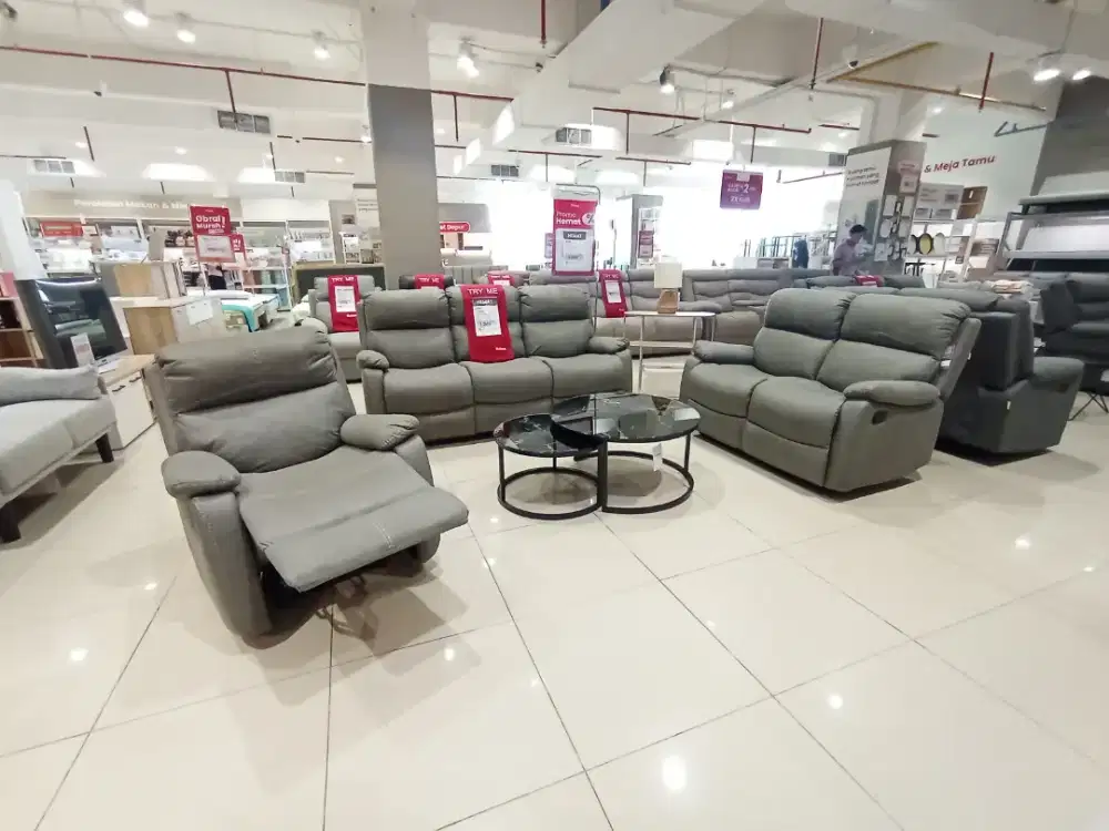 Promo 12.12 Selma Nathan Set Sofa Recliner Fabric