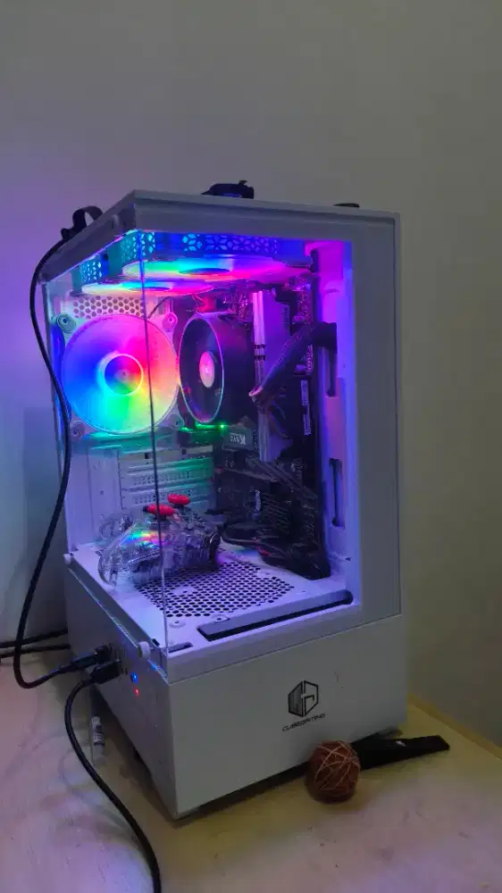 PC Ryzen 5 4600G + RAM 32GB + Monito Xiaomi G26Qi