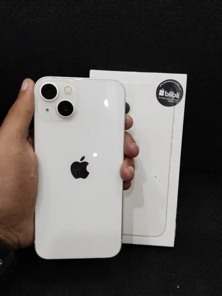 iPhone 13 128gb Resmi iBox, Fullset Ori, Mulus, Nominus
