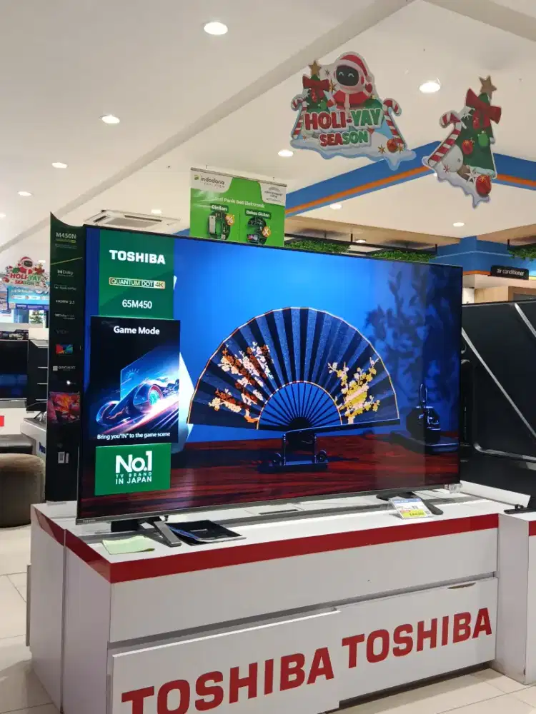 KREDIT SMART TV TOSHIBA 65INCH PAKAI HOMECREDIT BUNGA 0,8%