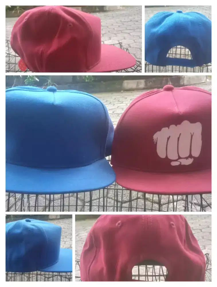 Topi snapback dan tracker