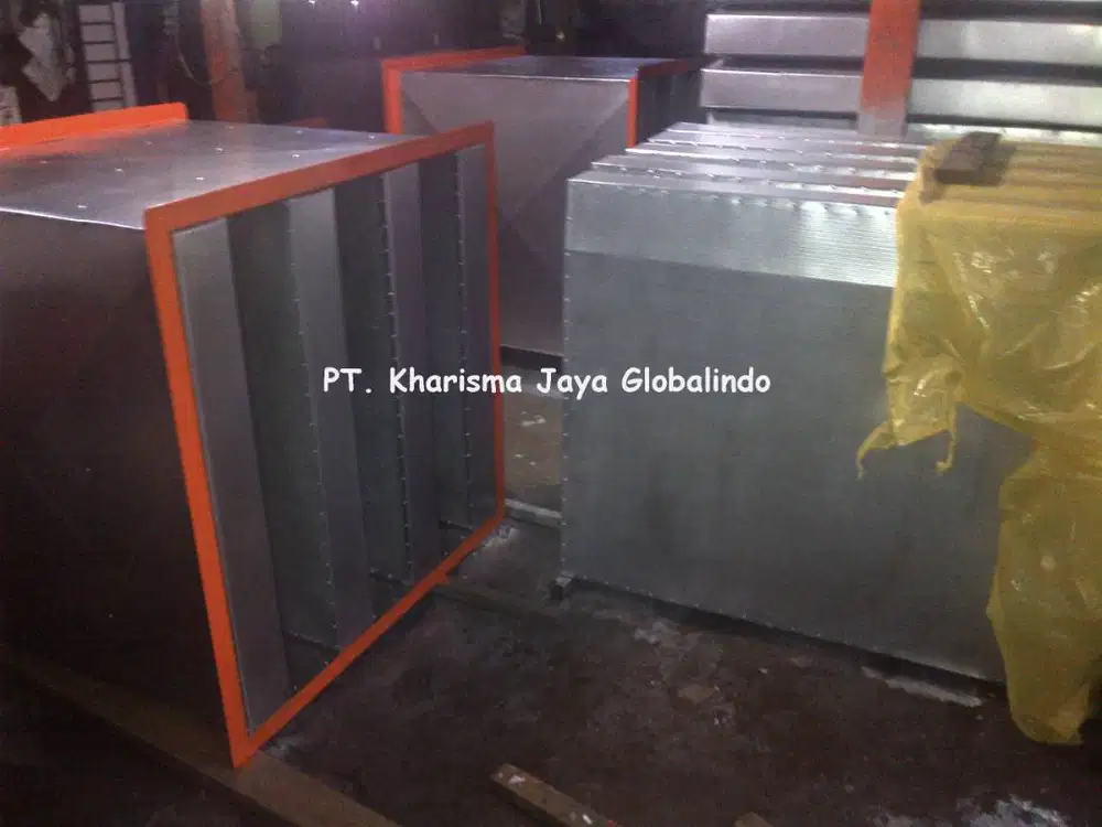Sound Attenuator Genset Intake Discharge PT. Kharisma Jaya Globalindo