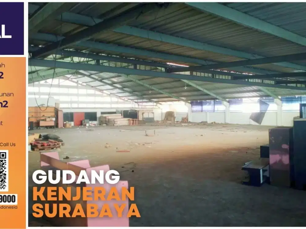 JUal Gudang 2 Lantai 2.500 m² Dijual di Kenjeran Surabaya – Lokasi Strategis