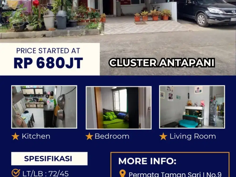 Dijual Rumah KAMAYANGAN RESIDENCE Bandumg Timur