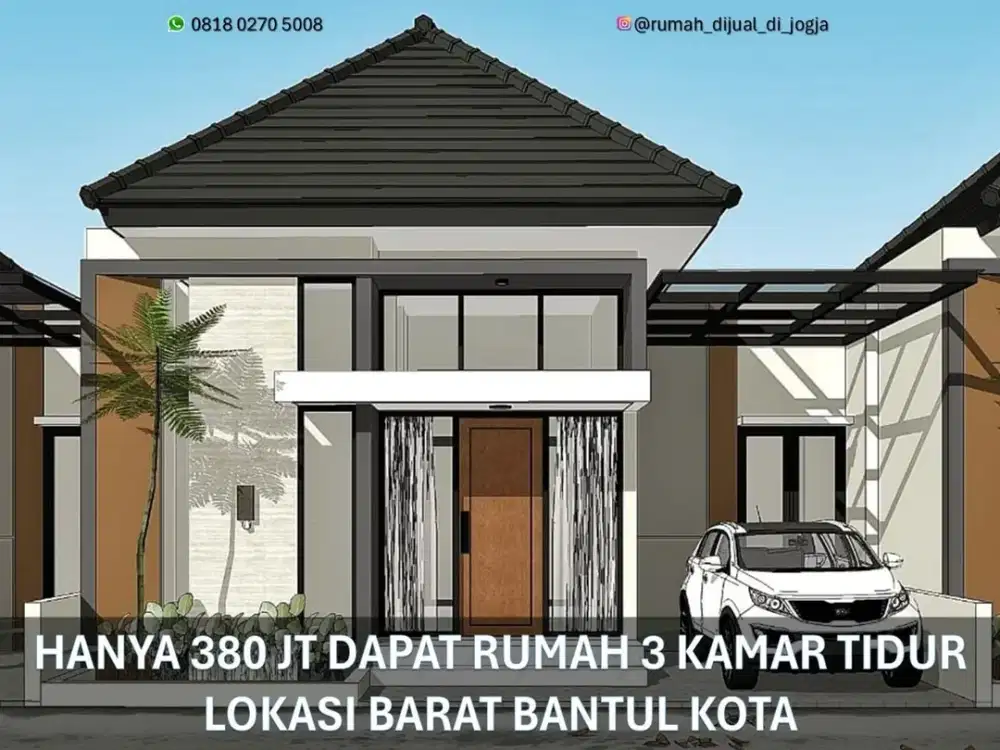 Rumah Barat Bantul Kota di Kalakijo Guwosari Jogja Selatan Proses Bangun
