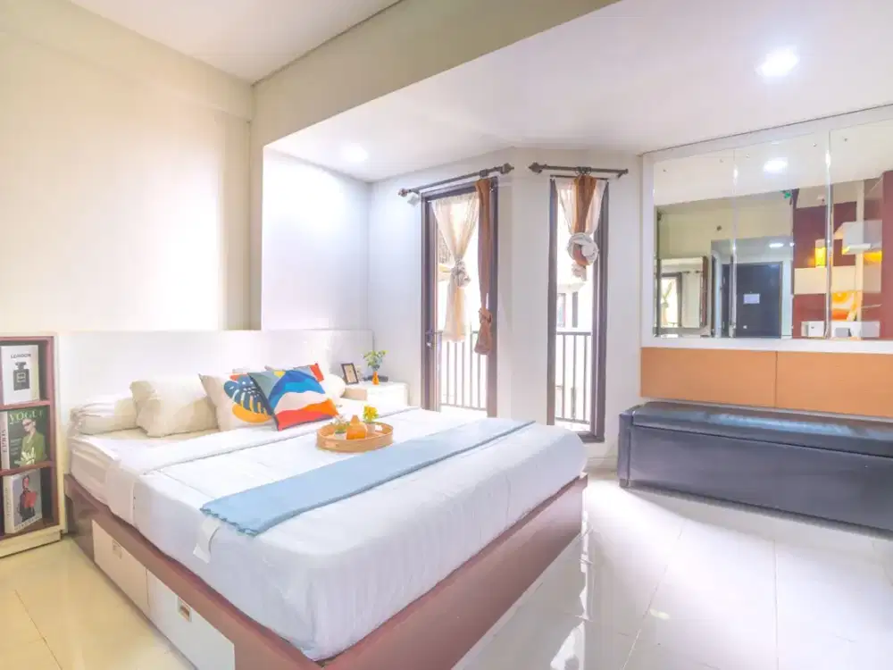 Type Studio Apartemen Tamansari Sudirman Disewakan Fully Furnished, City View - Lokasi Strategis Dekat MRT, WTC, Kuningan City, Ciputra World