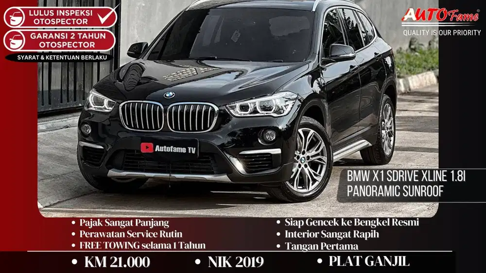 BMW X1 sDrive xLine 1.8i 2019 Panoramic Sunroof