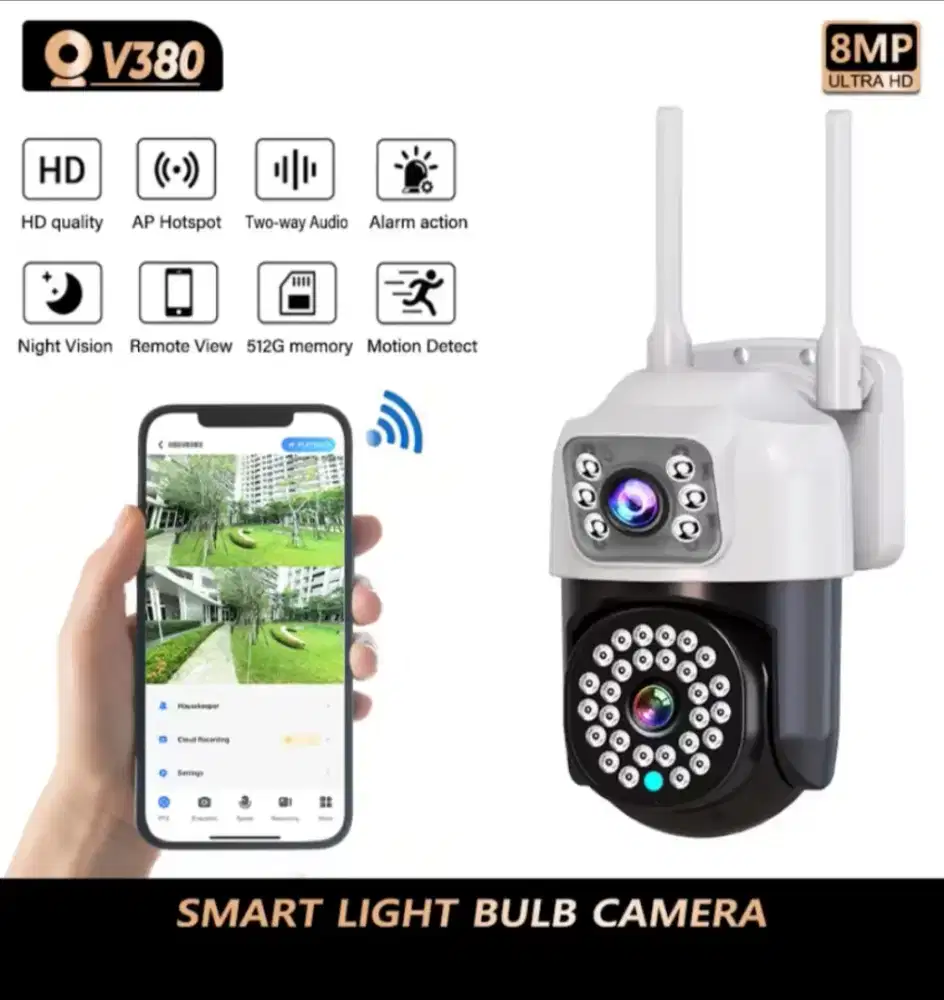 Cctv simcard tanpa wifi//wifi wireless outdoor waterproof