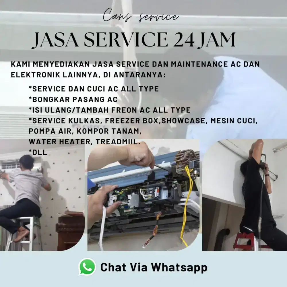 Service AC, kulkas, mesen cuci,