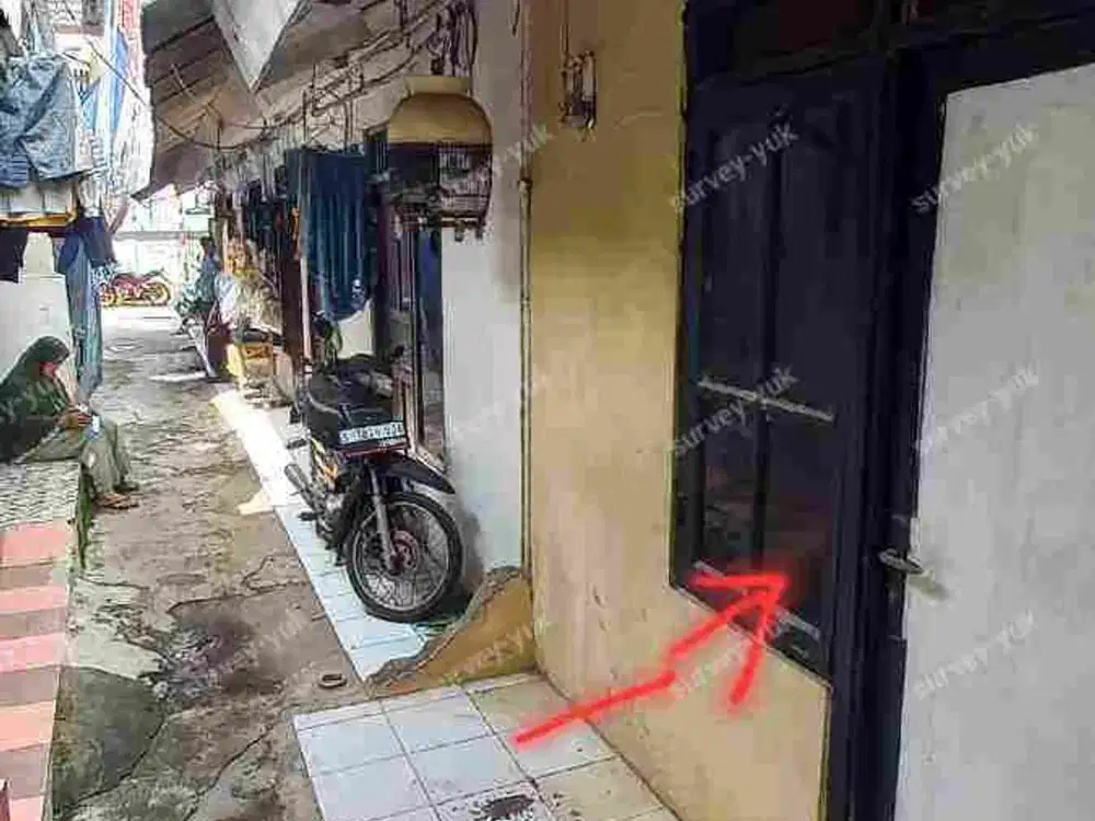 rumah kontrakan 1 pintu 19 m2 shm jurang mangu barat