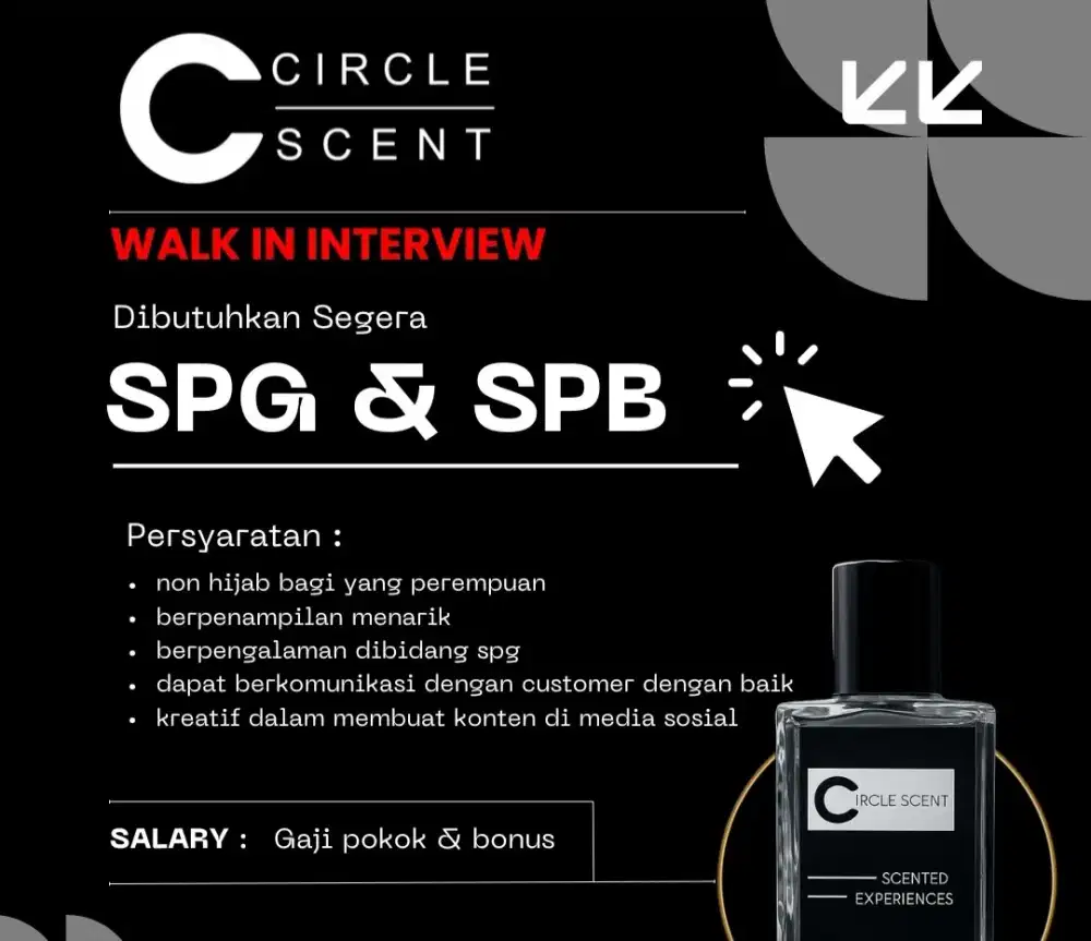 Lowongan perkerjaan SPG