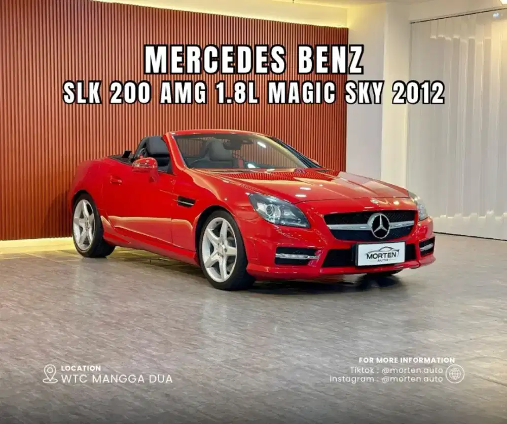 Mercedes Benz SLK200 AMG Magic Sky 2012