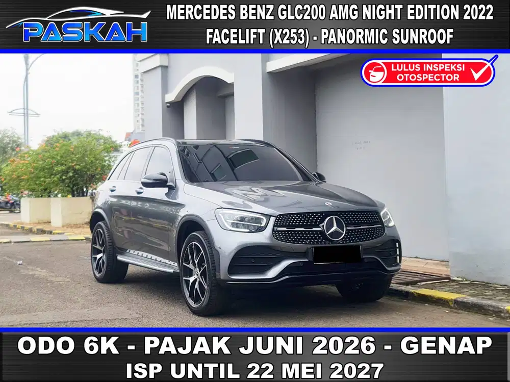 Odo=4k MERCY GLC 200 AMG Night Edition 2022 GLC200 AMG Night editon 22