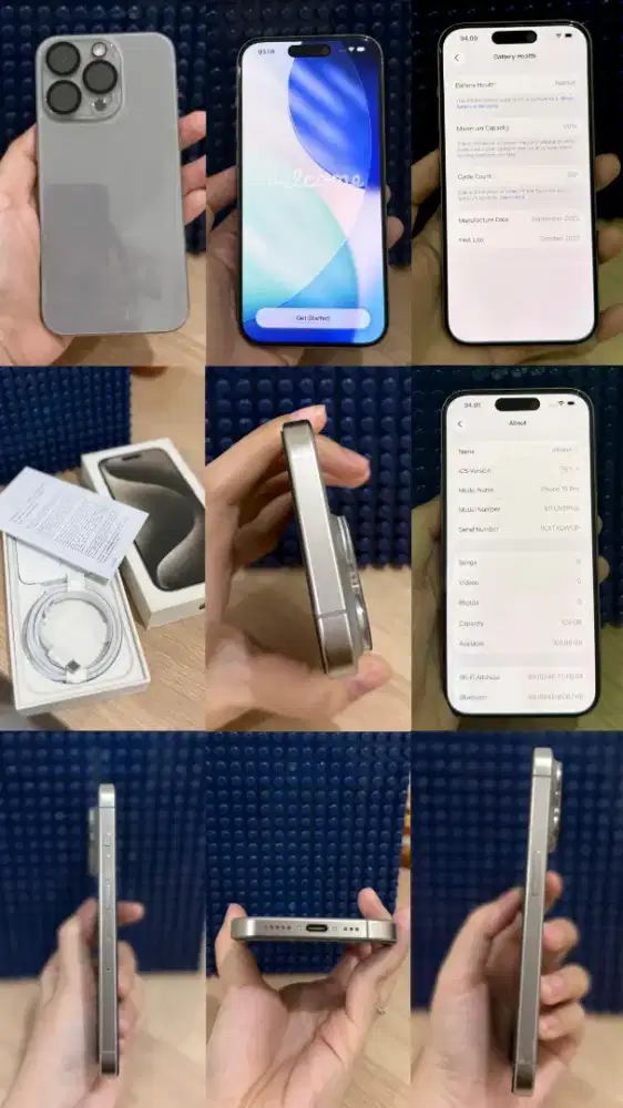 Iphone 15 pro titanium mulussssss