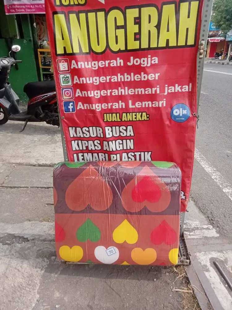 kasur busa lipat 80x5x185