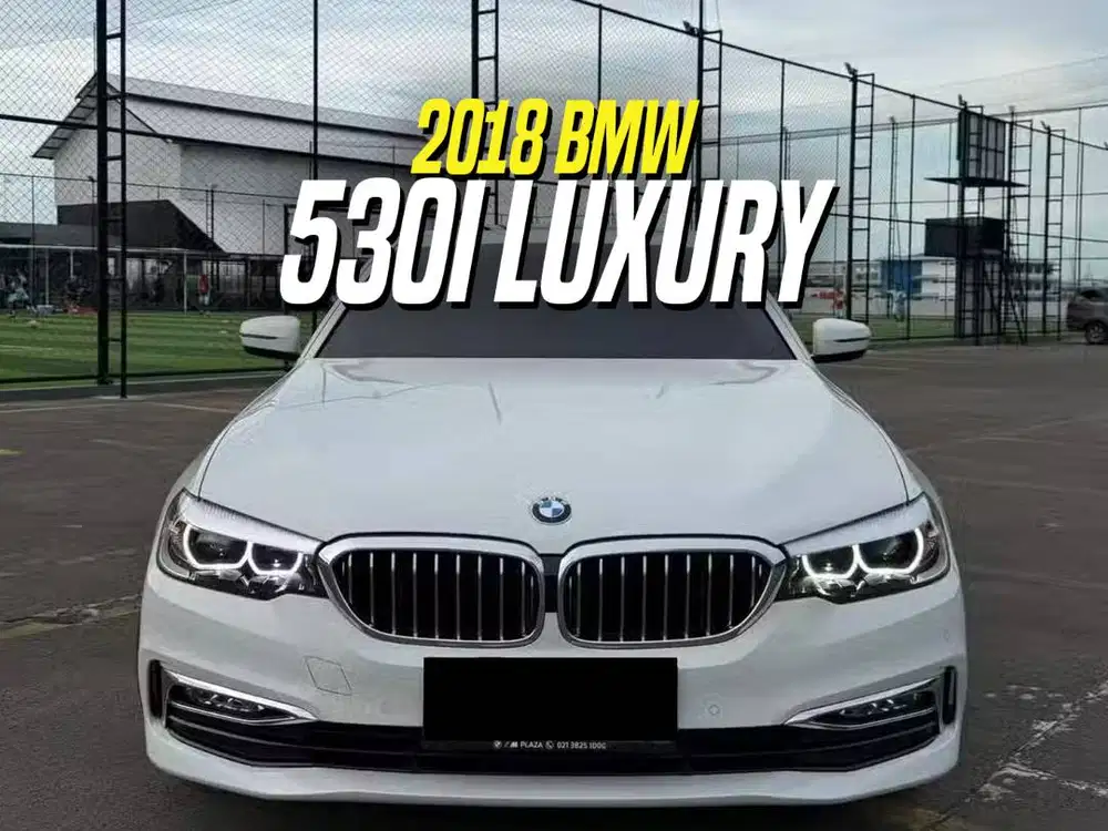 BMW 530i G30 Luxury 2018 White on Black Putih 530 i