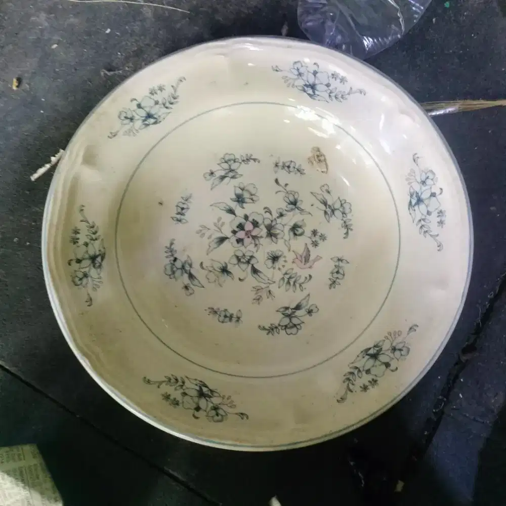 piring keramik ex pajangan toko