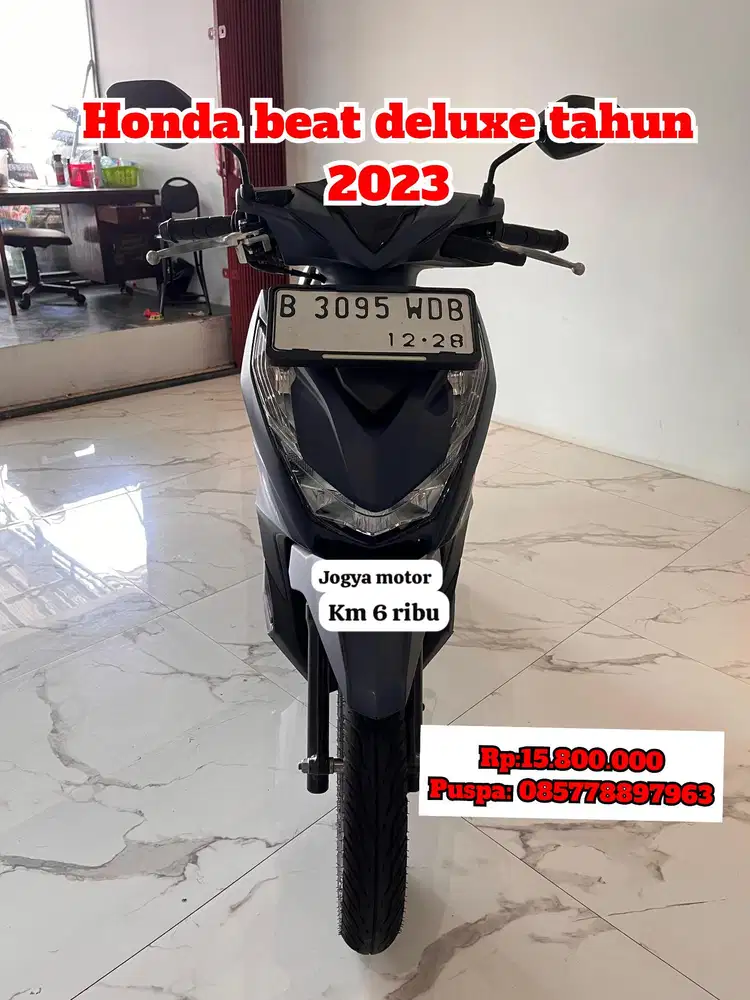 (B) honda beat deluxe tahun 2023 cash credit
