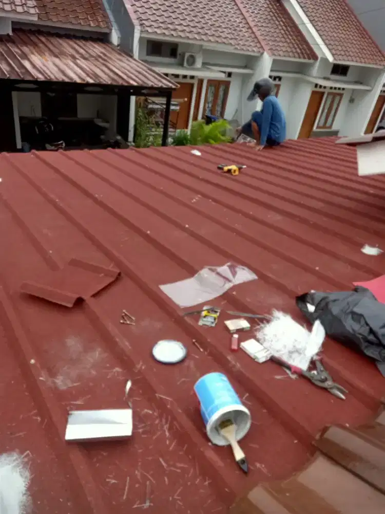 Tukang atap bocor ganti atap rumah dll