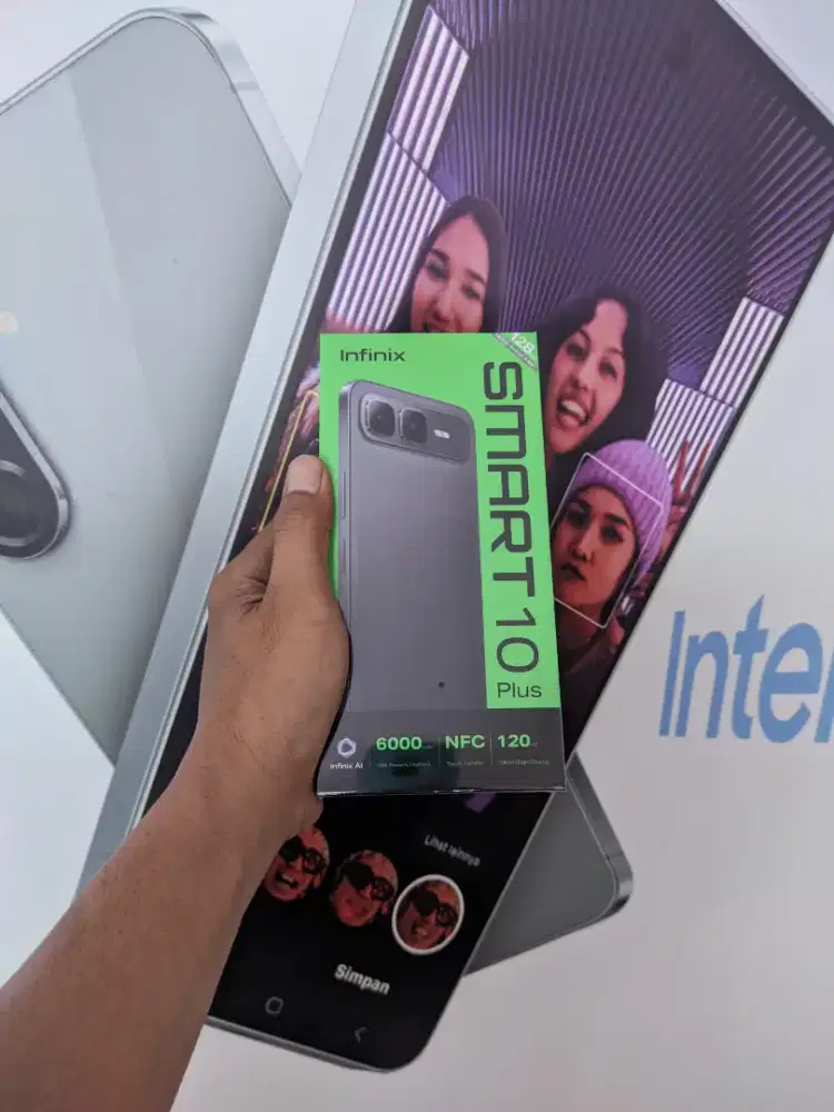 [ Fast respon WA ] Infinix Smart 10+ NFC 4+4/128 Garansi resmi 1thn